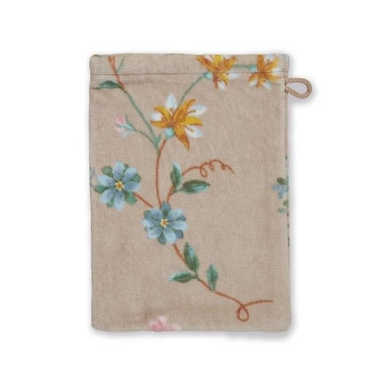 Pip Studio Les Fleurs Wash Cloth Khaki
