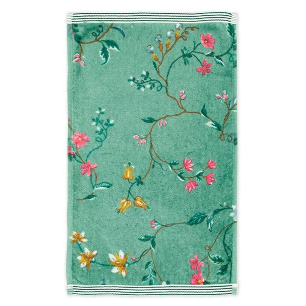 Pip Studio Les Fleurs Guest Towel Green