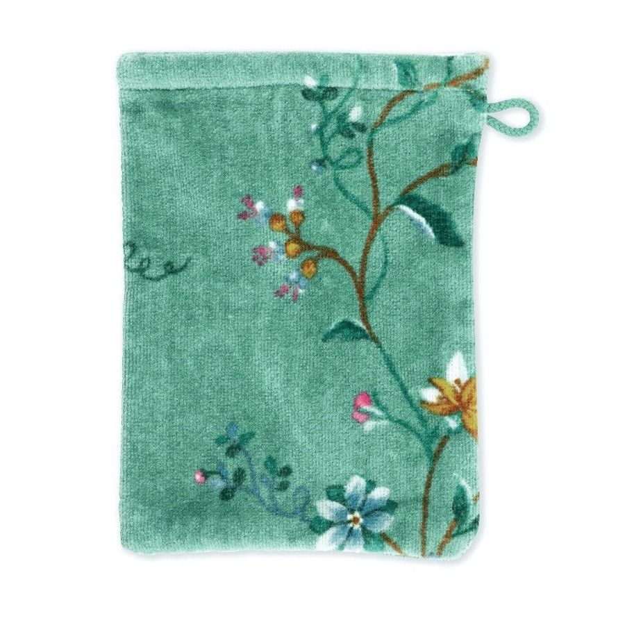 Pip Studio Les Fleurs Wash Cloth Green