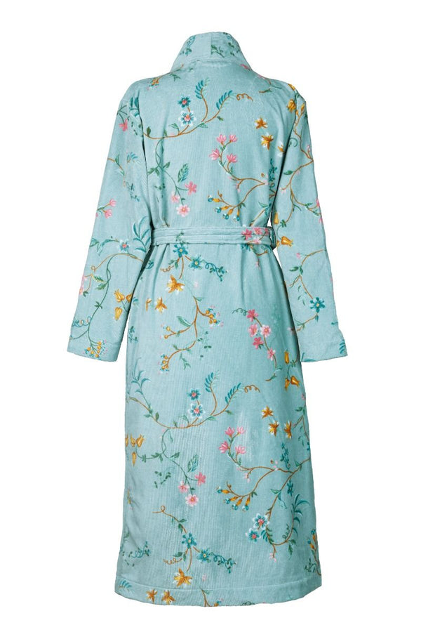 Pip Studio Les Fleurs Bathrobe Blue
