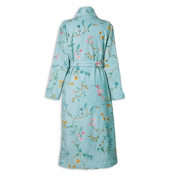 Pip Studio Les Fleurs Bathrobe Blue