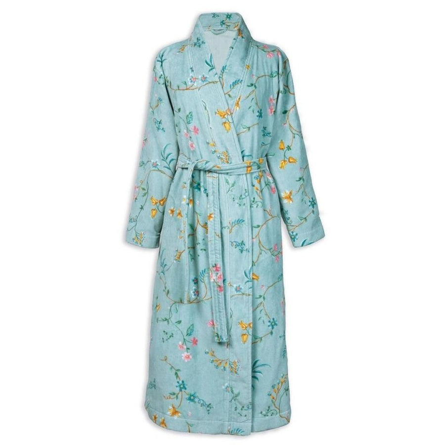 Pip Studio Les Fleurs Bathrobe Blue