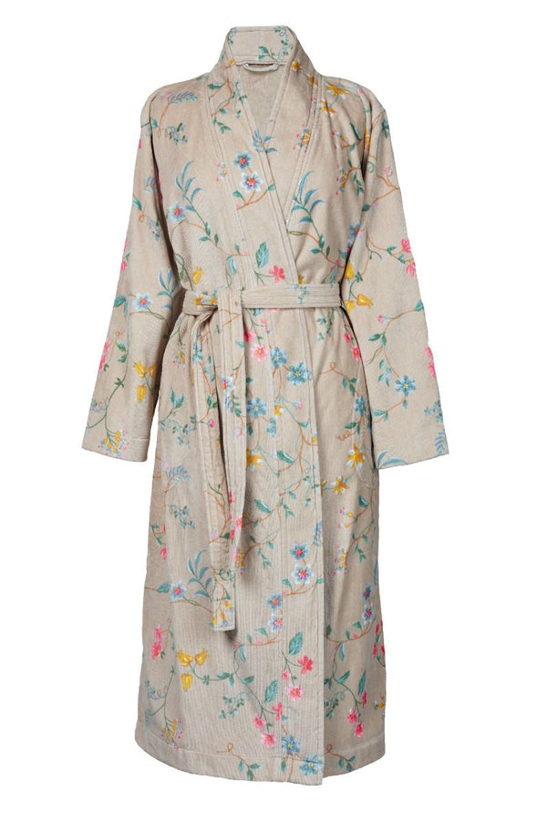 Pip Studio Les Fleurs Bathrobe Khaki
