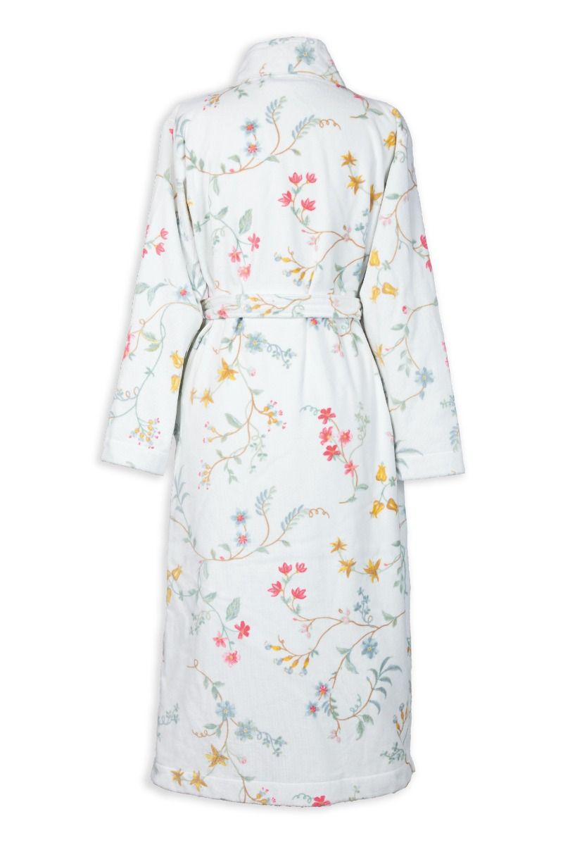 Pip Studio Les Fleurs Bathrobe White