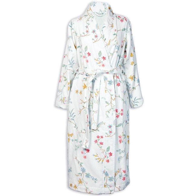 Pip Studio Les Fleurs Bathrobe White