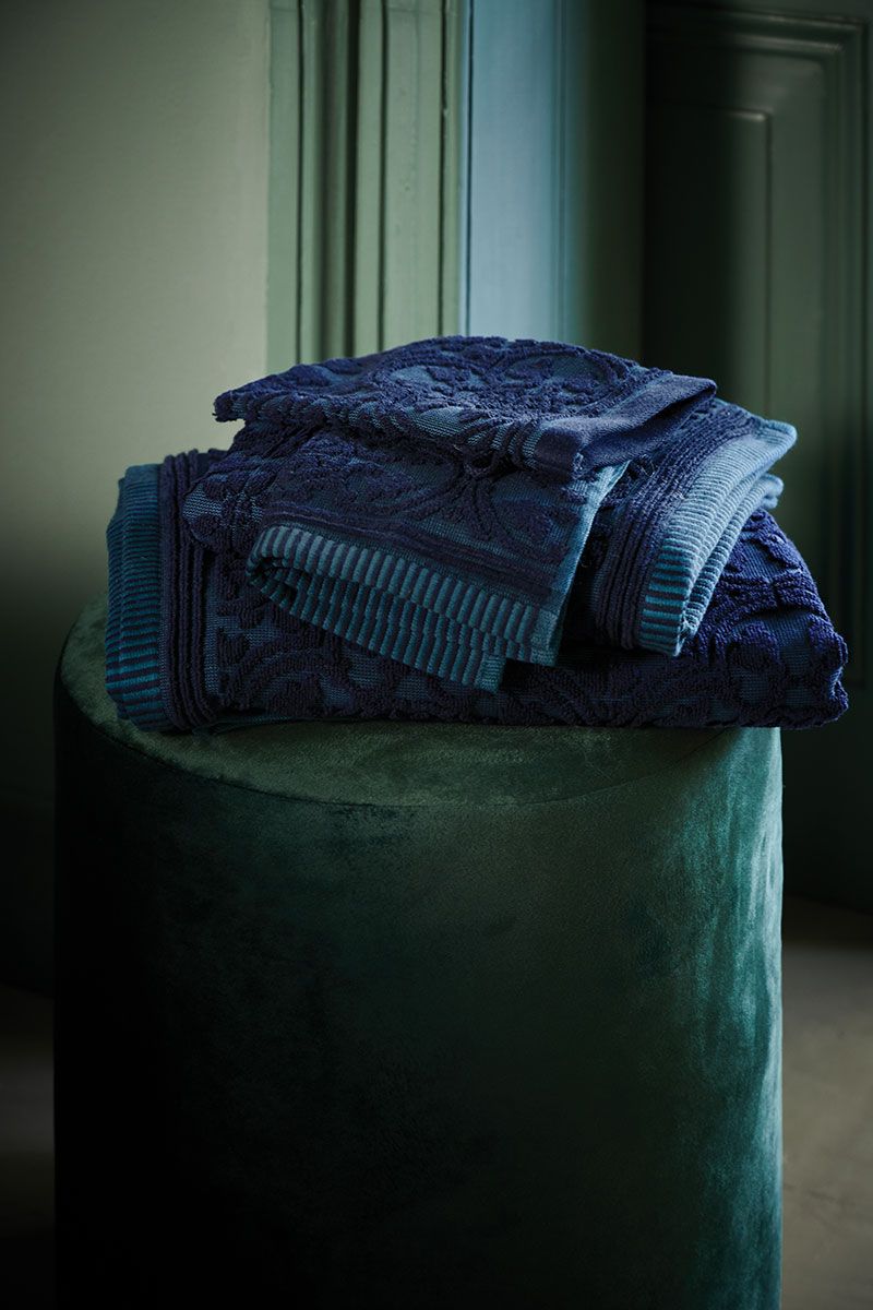 Pip Studio Tile de Pip set of 3 Guest Towels Dark Blue