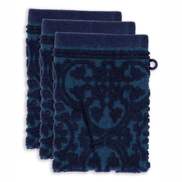 Pip Studio Tile de Pip set of 3 Wash Gloves Dark Blue