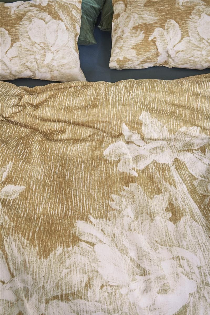 At Home by Bedding House Pencil Rain Ochre