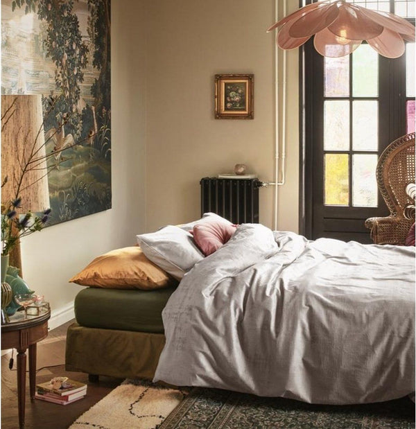 At Home by Bedding House Textures Light Grey