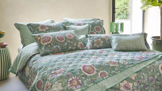 Pip Studio Viva Las Flores Green