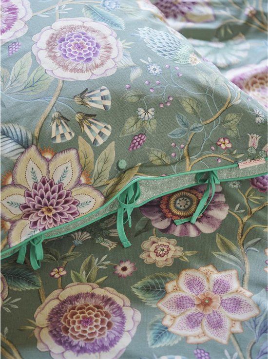 Pip Studio Viva Las Flores Green