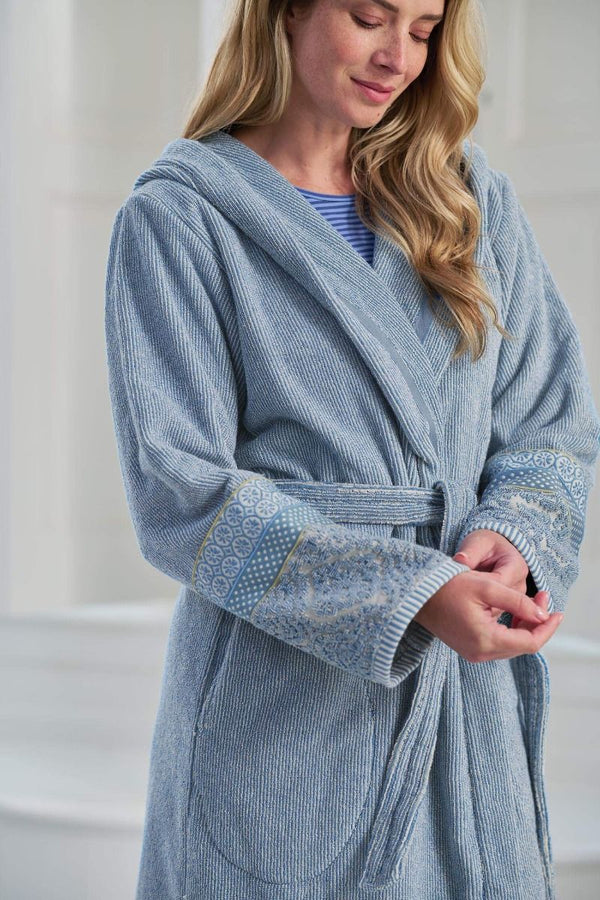 Pip Studio Soft Zellige Bathrobe Blue Grey