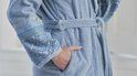 Pip Studio Soft Zellige Bathrobe Blue Grey