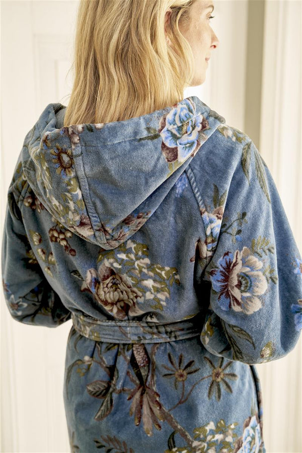 Pip Studio Secret Garden Bathrobe Blue