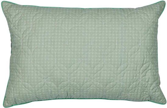 Pip Studio Viva Las Flores Quilted Cushion Green