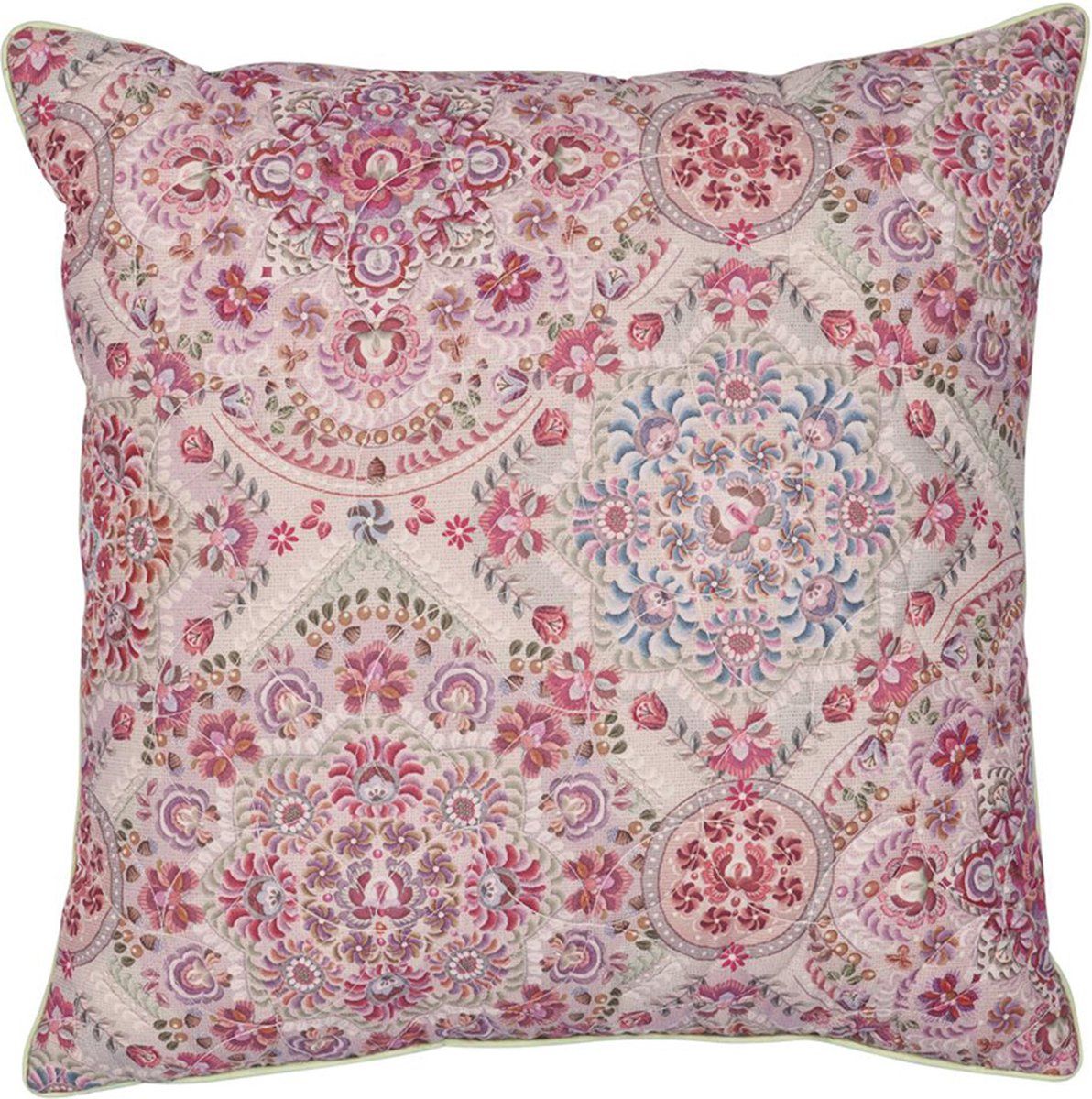 Pip Studio El Bordado Quilted Cushion Pink