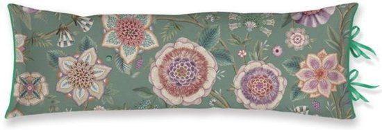 Pip Studio Viva Las Flores Long Cushion Green