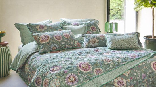 Pip Studio Viva Las Flores Long Cushion Green