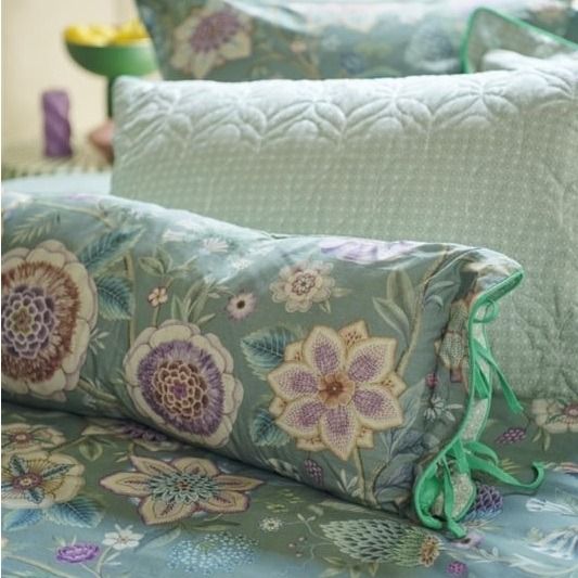 Pip Studio Viva Las Flores Long Cushion Green