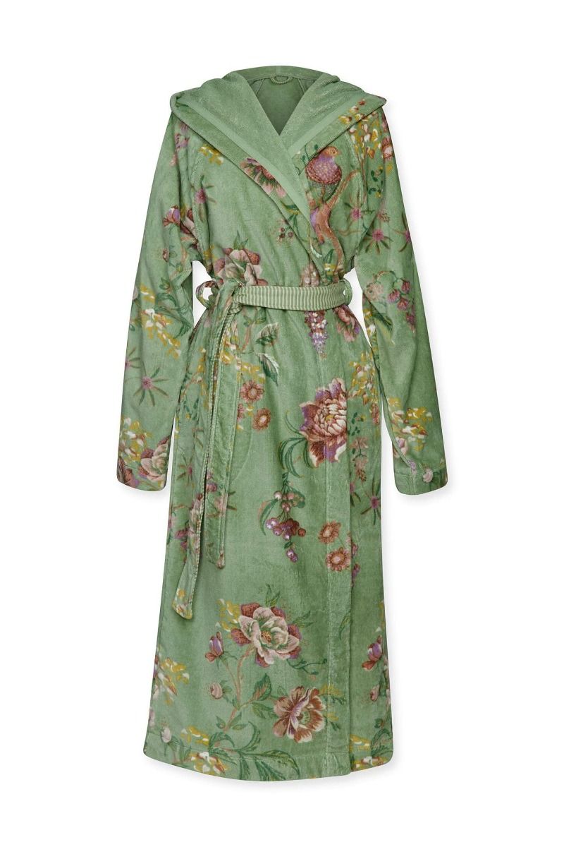 Pip Studio Secret Garden Bathrobe Green