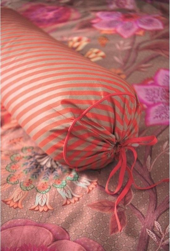 Pip Studio Raya Roll Cushion Red