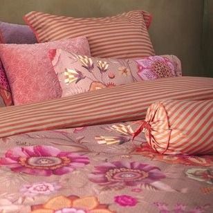 Pip Studio Raya Roll Cushion Red