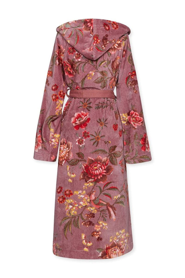 Pip Studio Secret Garden Bathrobe Mauve