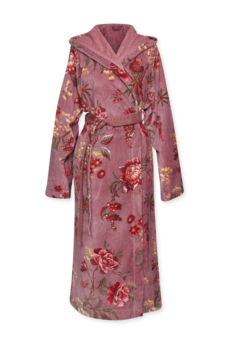 Pip Studio Secret Garden Bathrobe Mauve