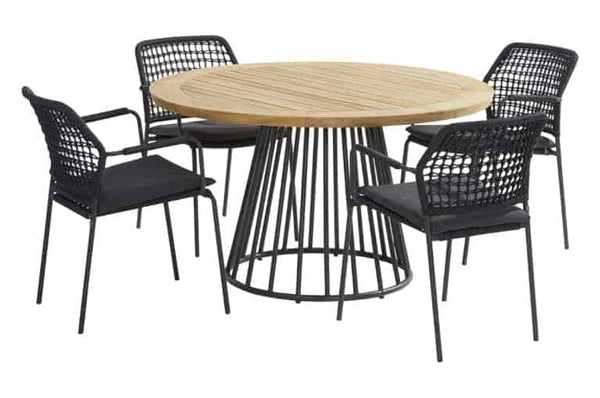 Barista dining stoel antraciet incl. kussen