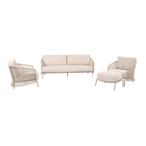 Puccini lounge 3 delige bank met 2 stoelen