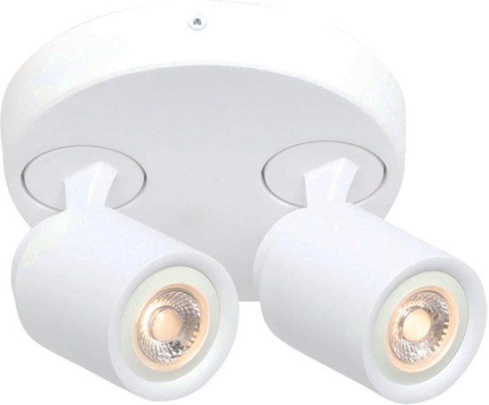 2-lichts Spot Razza GU-10 Wit