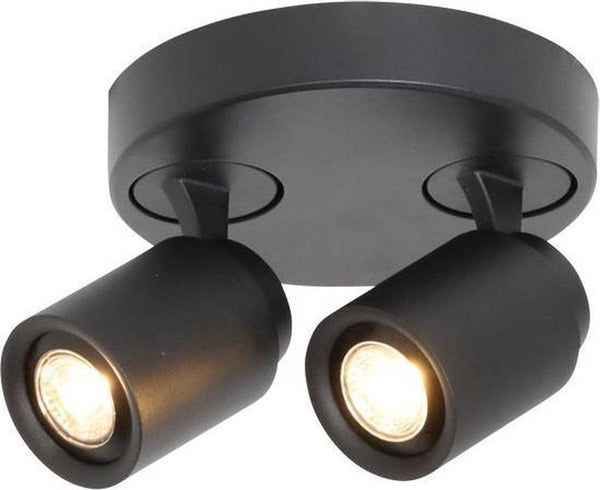 2-lichts Spot Razza GU-10 Zwart