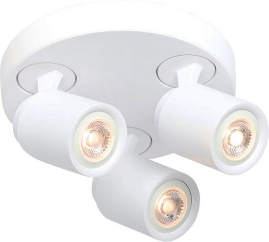 3-lichts Spot Razza GU-10 Wit