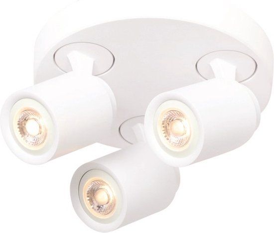3-lichts Spot Razza GU-10 Wit