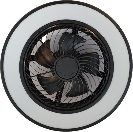 Plaf.Ventilator Fiato Zwart