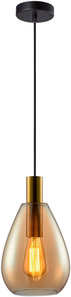 Hl. Dorato 1-lichts Brons-Goud/Amber Glas