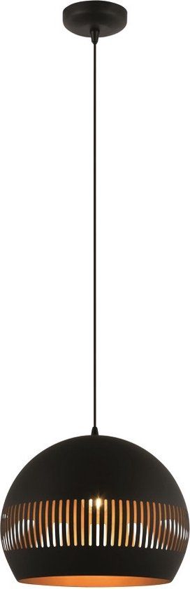 Hl. globo ø30cm 1-lichts zwart