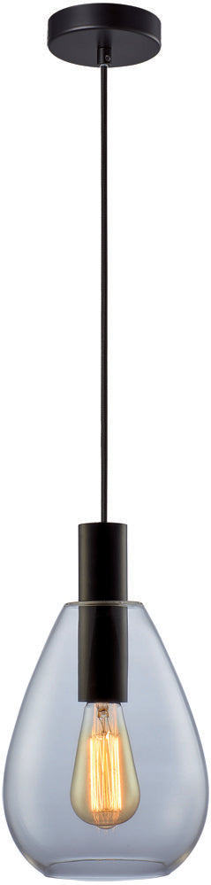 Hl. Dorato 1-lichts Zwart/Smoke Glas