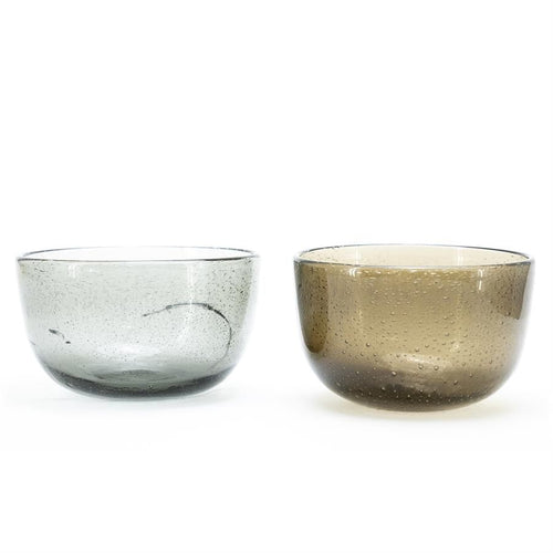 Bowl Bubble large - brown