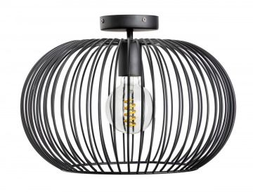 Wire 2.0 plafoniere W40cm/H28,5cm 1 x E27 zwart