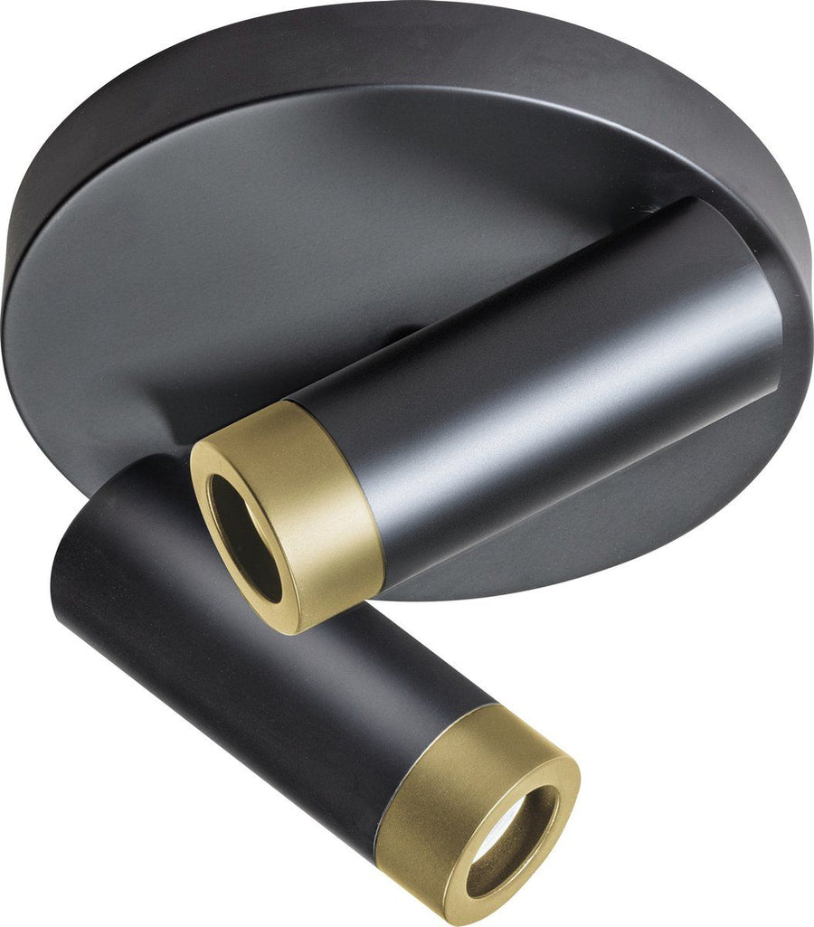 Miller spot 2x e27 black