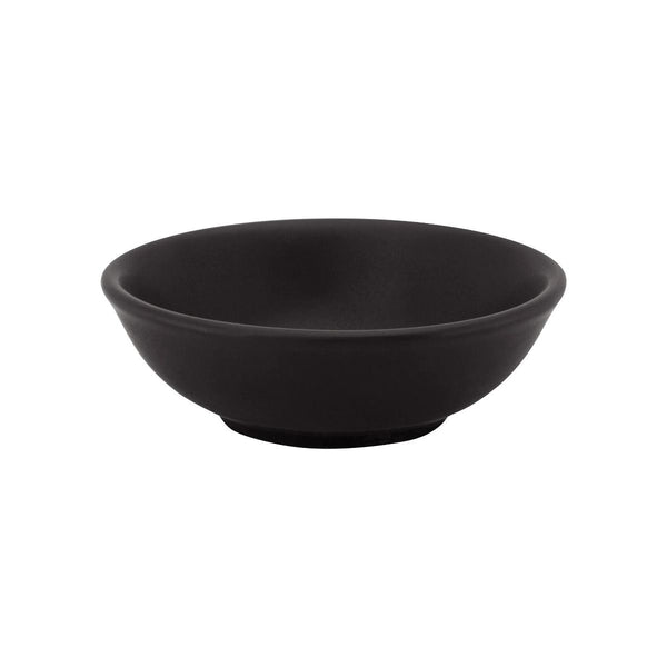 Tea Tip/Sauce Bowl Matt Black 7cm