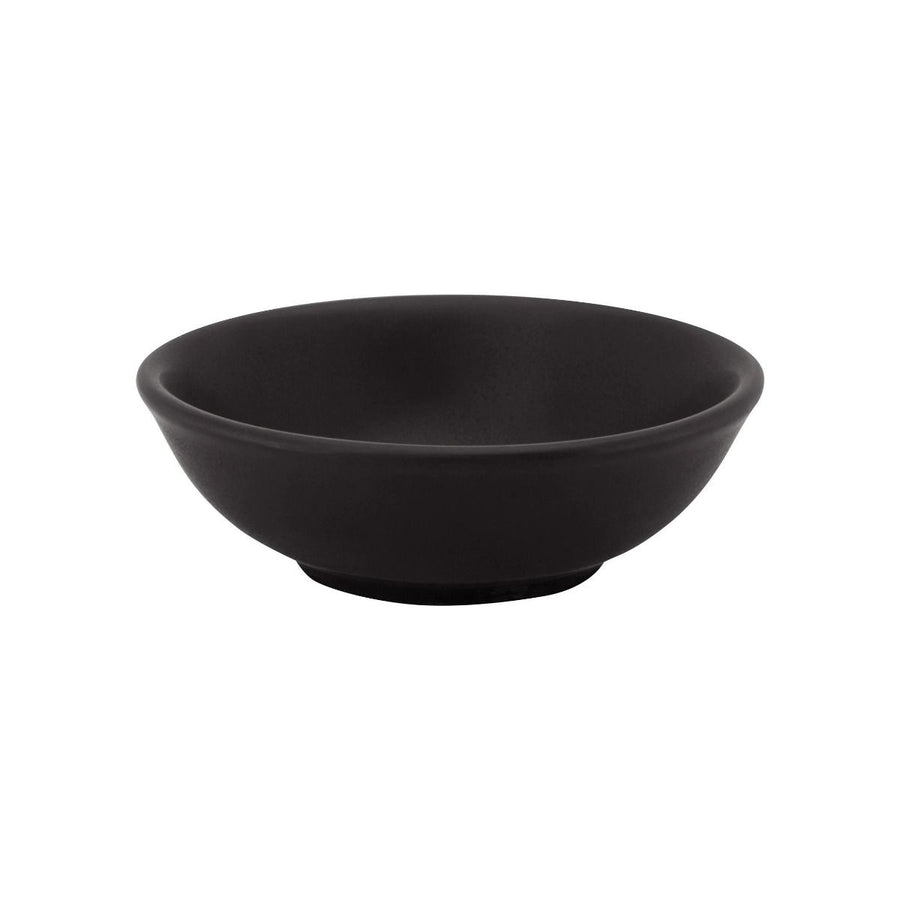 Tea Tip/Sauce Bowl Matt Black 7cm