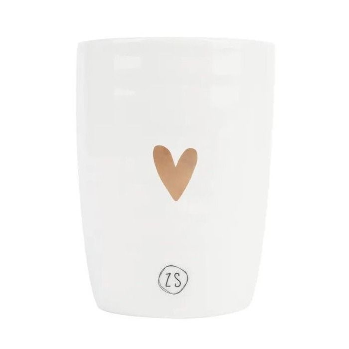 Koffiemok goud hartje