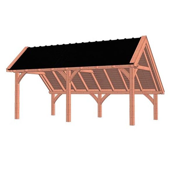 Kapschuur de Hoeve XL 6350x3800x3450mm (bxdxh)