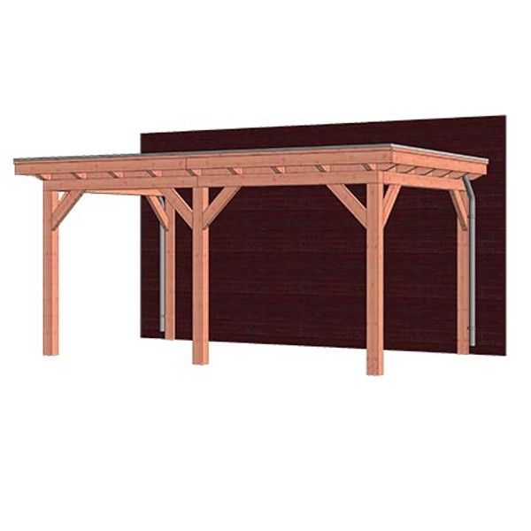 Aanbouwveranda Lucca 5550x3250x2600mm (bxdxh)