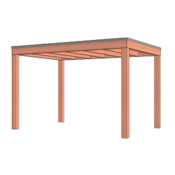Buitenverblijf Palermo 3700x2550x2450mm (bxdxh)