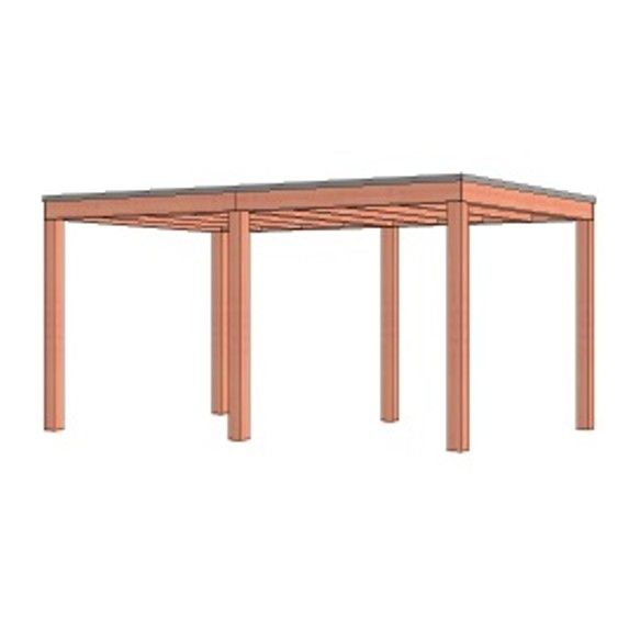 Buitenverblijf Palermo 4900x3100x2450mm (bxdxh)