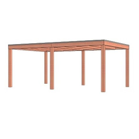 Buitenverblijf Palermo 6000x3700x2450mm (bxdxh)