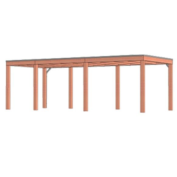 Buitenverblijf Palermo 7750x3100x2450mm (bxdxh)